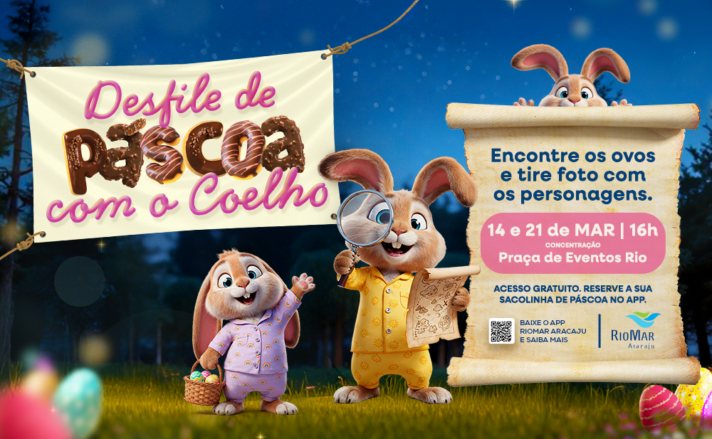 Desfile de Páscoa com o Coelho